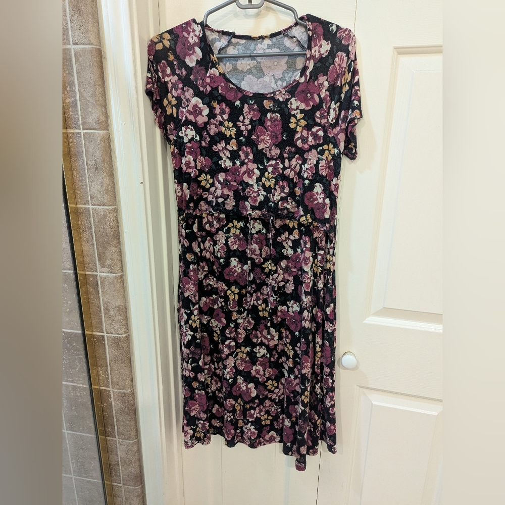 Latched Mama Drawstring Dress